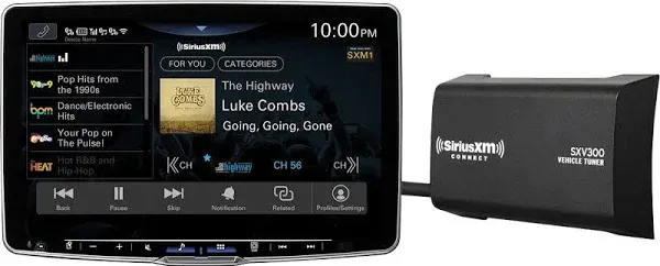 SiriusXM V300 SXV300v1 In-Dash Connect Satellite Radio Vehicle Tuner (SXV300-UB)