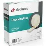 Dealmed Cotton Stockinette, 2” x 25 yds, Tubular Bandage Sleeve, Comfort Breathable Dressing for Skin Protection, Compression, Casts, Edema and Lymphedema Support (1 Roll)