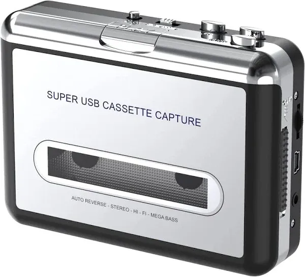 Ezcap218SP Portable USB Cassette to MP3 Converter