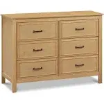 DaVinci Charlie 6-Drawer Double Dresser - Honey