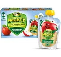 Mott's Mighty Honeycrisp Apple Applesauce, 3.9 Oz Cups, 6 Pack