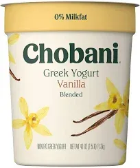 Chobani Greek Yogurt Vanilla