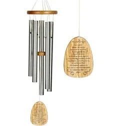 Woodstock Chimes Signature Collection, Woodstock Reflections, 22'' The Lord's Prayer Inspirational and Memorial Wind Chimes for Outdoor, Patio, Home or Garden Décor (WRLP)