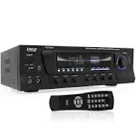 Pyle 300W Digital Stereo Receiver System - AM/FM Qtz. One Size, Black 