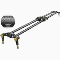 LimoStudio Upgraded 47-inch Carbon Fiber Camera Slider