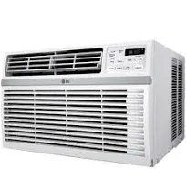 LG 12,000 BTU 115V Window-Mounted Air Conditioner with Remote Control