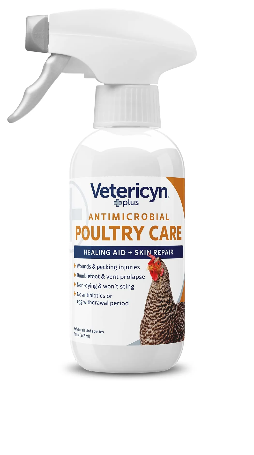 Plus Poultry Care Spray | Healing Aid and Skin Repair for Chicken Wounds, Pec...