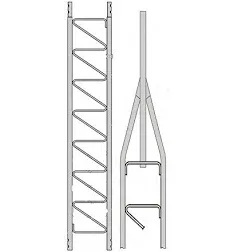 Rohn 25G Series 20&#039; Basic Tower Kit