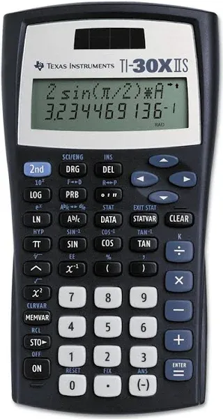 TEXAS INSTRUMENTS TI-30X IIS Scientific Calculator