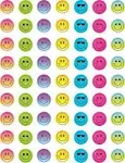 Teacher Created Resources - Brights 4ever Smiley Faces Mini Stickers