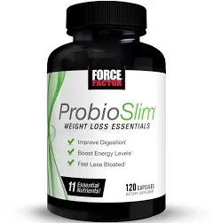 Force Factor ProbioSlim + Prebiotic Fiber 120 Capsules