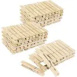 Juvale 100 Pack - Wooden Clothespins - Large Clothes Pegs for Laundry, Arts, Crafts, Decoration, 4 x .5 x .5 Inches