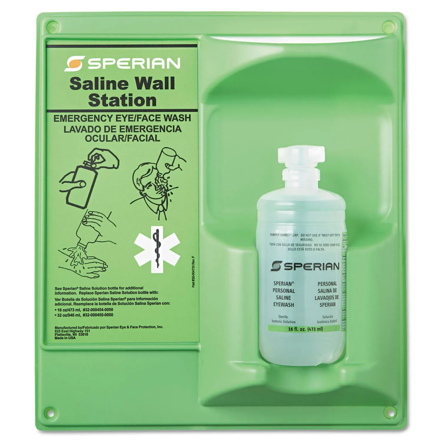 Eyesaline Single 16 oz Wall Station