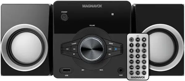 Magnavox MM442 CD Shelf System - Black