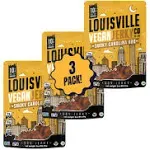 Louisville Vegan Jerky - Smoky Carolina BBQ, Vegetarian &amp; Vegan-Friendly Jerky,