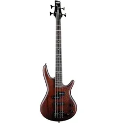 Ibanez 4 String Bass Guitar, Right, Weathered Black (GSRM20BWK)