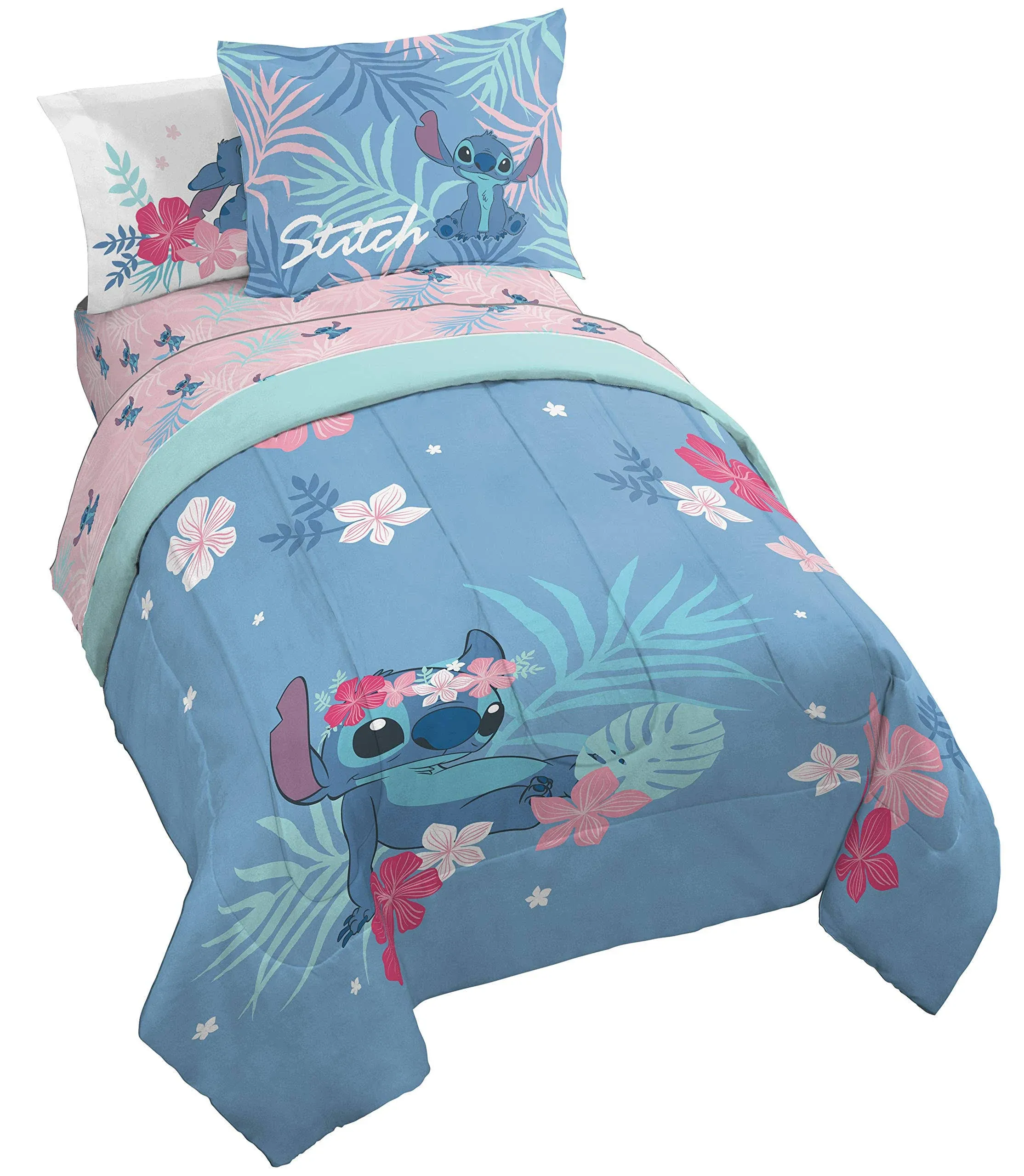 Disney Lilo & Stitch Paradise Dream Full Comforter & Sham Set