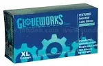 Gloveworks Latex Disposable Gloves Small Ivory Powdered 100 pk