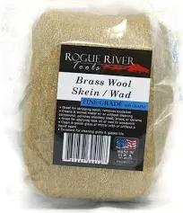 Copper Wool 3.5 Oz Skein/Pad -by Rogue River Tools. (COARSE Grade) -Made in USA, Pure Copper (Coarse)