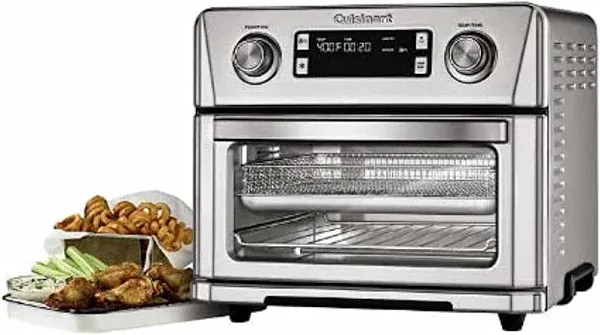 Cuisinart Digital Model Airfryer Toaster Oven 0.6 cu ft CTOA-130PC2 - Silver