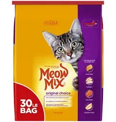 Original Choice Dry Cat Food, 30 Pounds 100% complete and balanced nutrition