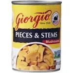 Giorgio Mushrooms, Pieces & Stems - 8 oz