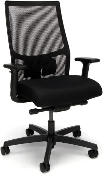 HON Ignition 2.0 Ergonomic Office Chair - Adjustable Tilt, Swivel Wheels, Comfor