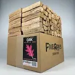 FiveOaks Firewood Pizza Oven Wood for Wood Fire Pizza Oven, Mini Oak Firewood. 5 inch Oak Wood (1,000 Cubic inches) ~5" Kiln Dried Firewood for Ooni