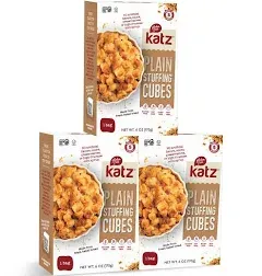 Plain Stuffing Cubes | Katz | Gluten Free Bakery