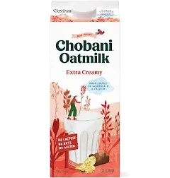 Chobani Non Dairy Oatmilk, Extra Creamy (52 fl oz)