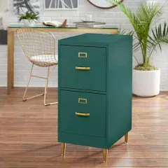 Buylateral Dixie 2 Drawer Filing Cabinet