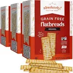 (3 Pack) Absolutely Gluten Free Flatbread Original, 5.29oz Gluten Free Delicious