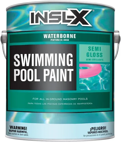 Insl-X 1 gal. White Semi-Gloss Waterborne Pool Paint