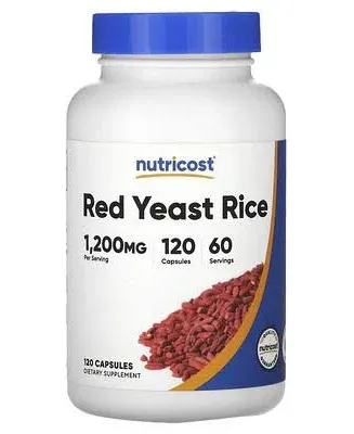 Nutricost Red Yeast Rice 1200mg, 120 Capsules 60 Serv