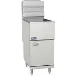 Pitco 45C+S 42-50 lb. Stainless Steel Gas Floor Fryer