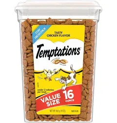 Temptations Tasty Chicken Flavor Crunchy Cat Treats