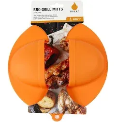 Drip EZ BBQ Rubber 480 Degree Fahrenheit Graded Grill Mitts Pair Dishwasher Safe