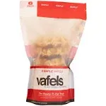 VAFELS Plant-Based Liège Wafel - Organic Pearl Sugar Infused Belgian Waffle | Vegan | Small-batch | Handmade with Brioche-Based dough | Sports Nutrition Waffle & Healthy Snack | (Lemon Poppyseed)