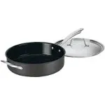 Cuisinart GG33-30H 5.5-Quart Saute Pan with Helper Handle and Cover GreenGourmet, Black