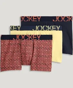 "Jockey Men's ActiveStretch 4"" Boxer Brief 3 Pack