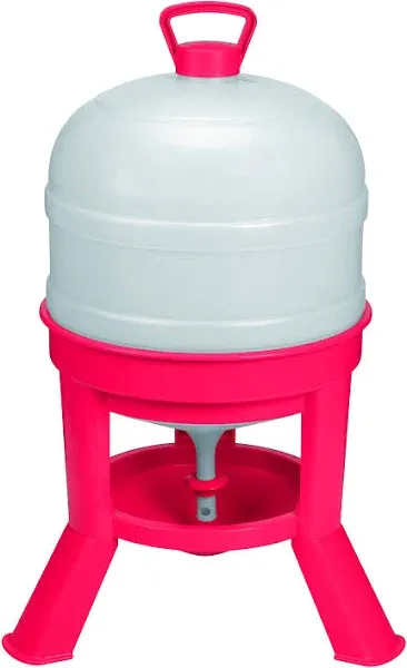 Little Giant Plastic Dome Waterer -  8 Gallon (Red/White)