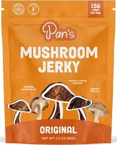 Pan's Mushroom Jerky, Original - 2.2 oz