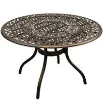 Oakland Living 48" Round Patio Dining Table