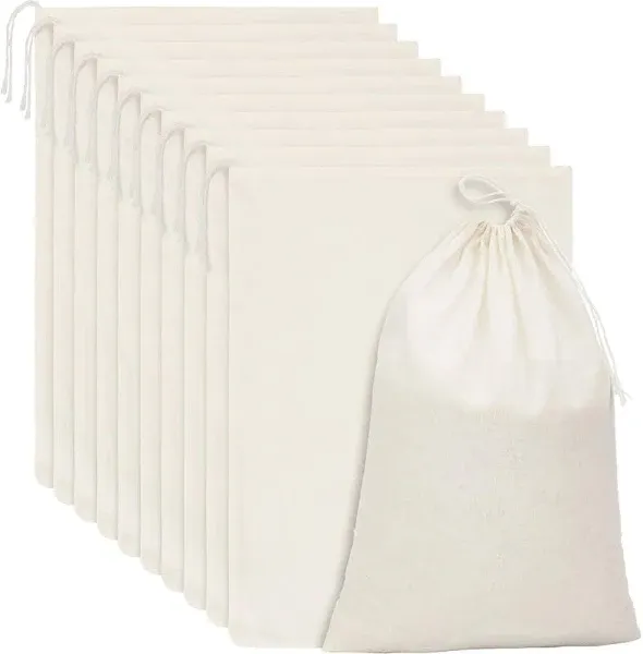 15 Packs Muslin Bags