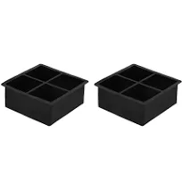 AmazonCommercial Silicone Ice Cube Trays Set of 2