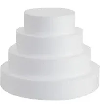 Bright Creations 4 Piece Round Cake Dummy Tier Set