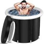 Ice Bath Tub, XL Large Cold Plunge Tub for Cold Water Therapy Recovery, 110 Gal 