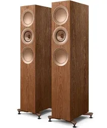 KEF - R7 Meta Floorstanding Loudspeaker (Pair) - Walnut (Used) #1106