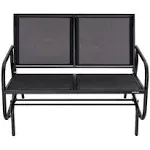 Nuu Garden Steel Outdoor Glider Bench