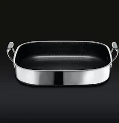 HexClad Hybrid Nonstick Roasting Pan with Rack